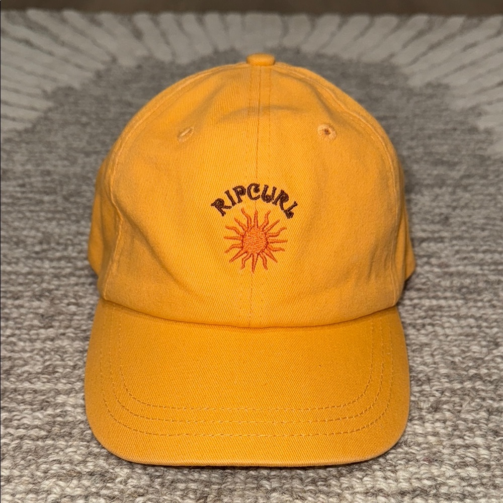 NWOT Rip Curl Tangerine Yellow Cap
